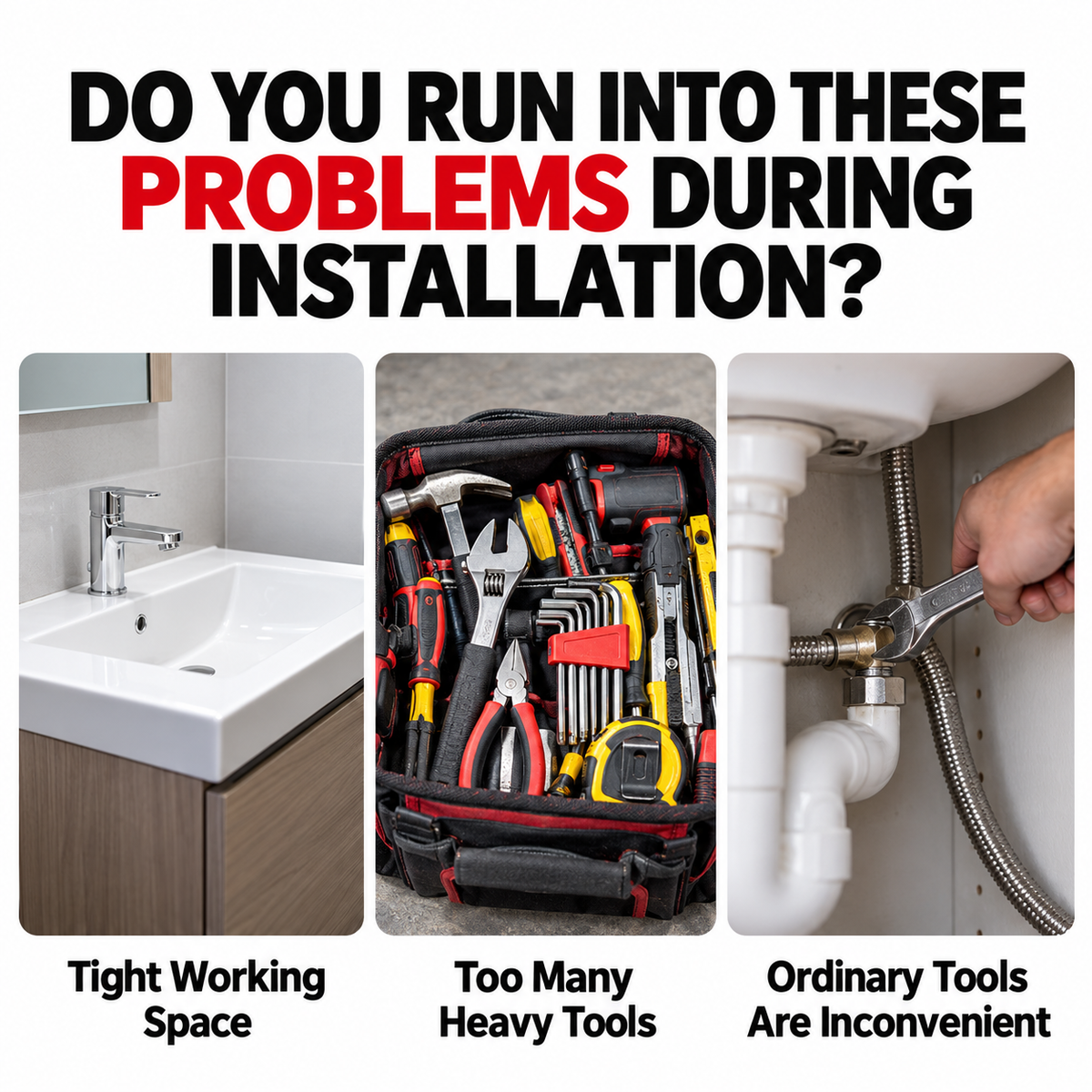 Multifunction Sink Installation Wrench