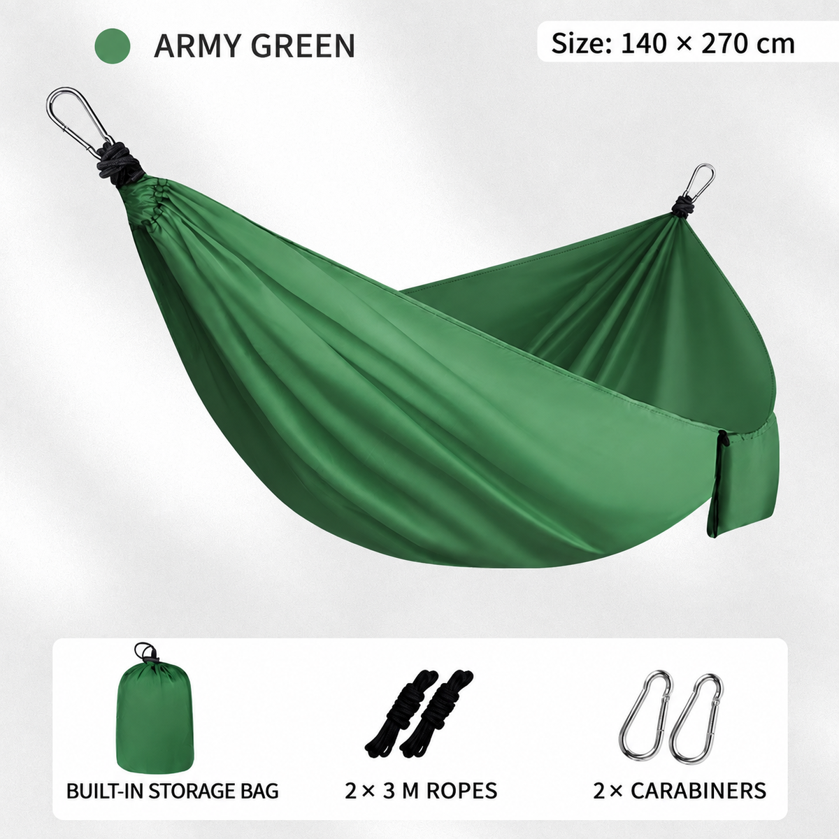Lightweight Portable Camping Hammock