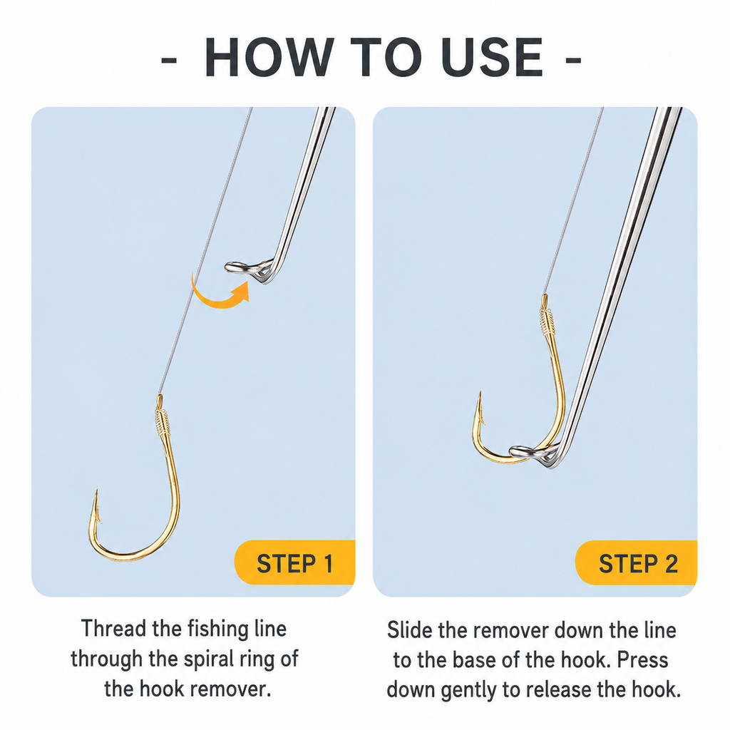 Deep-Reach Fishing Hook Remover