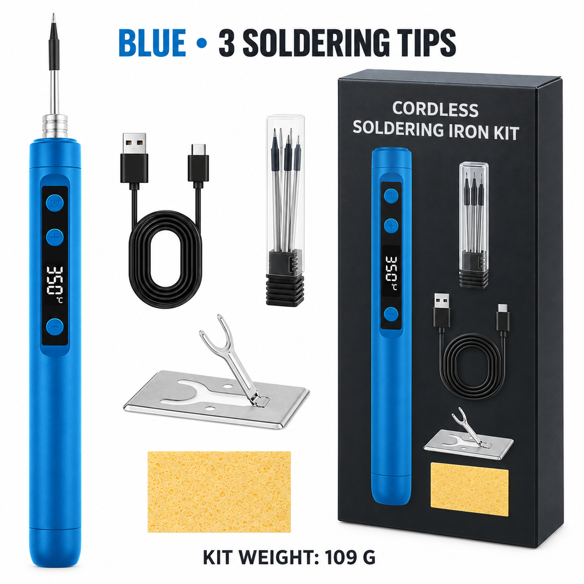 Cordless Digital Soldering Iron Kit