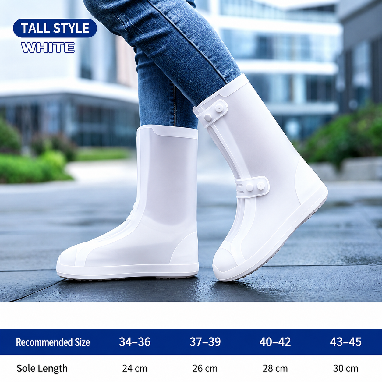 Waterproof Overshoe Rain Boots