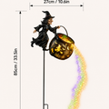 Halloween Witch Cauldron Light Garden Stake