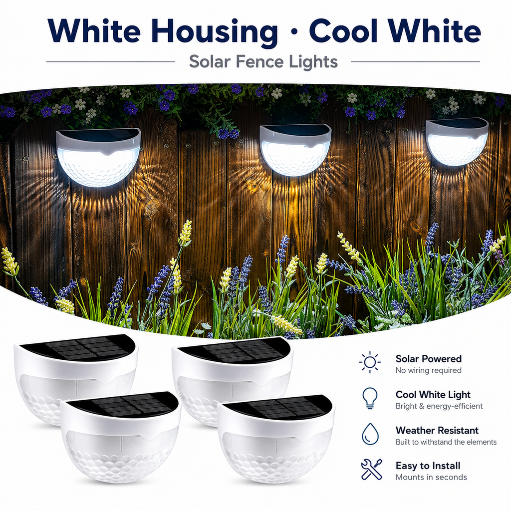 Solar Half-Moon Wall Lights