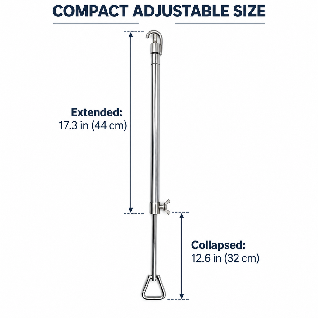 Adjustable Door & Hood Support Rod