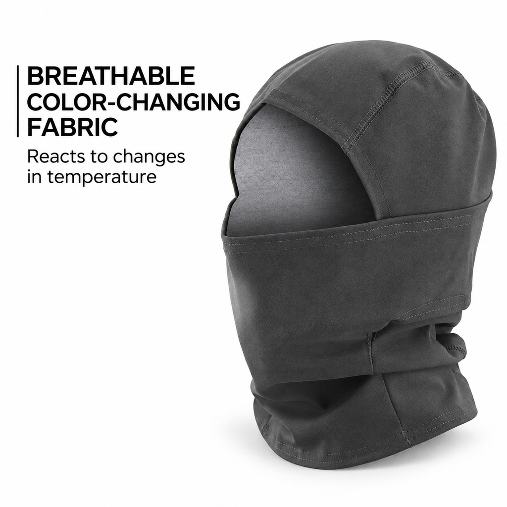 Heat-Reactive Color-Shift Balaclava