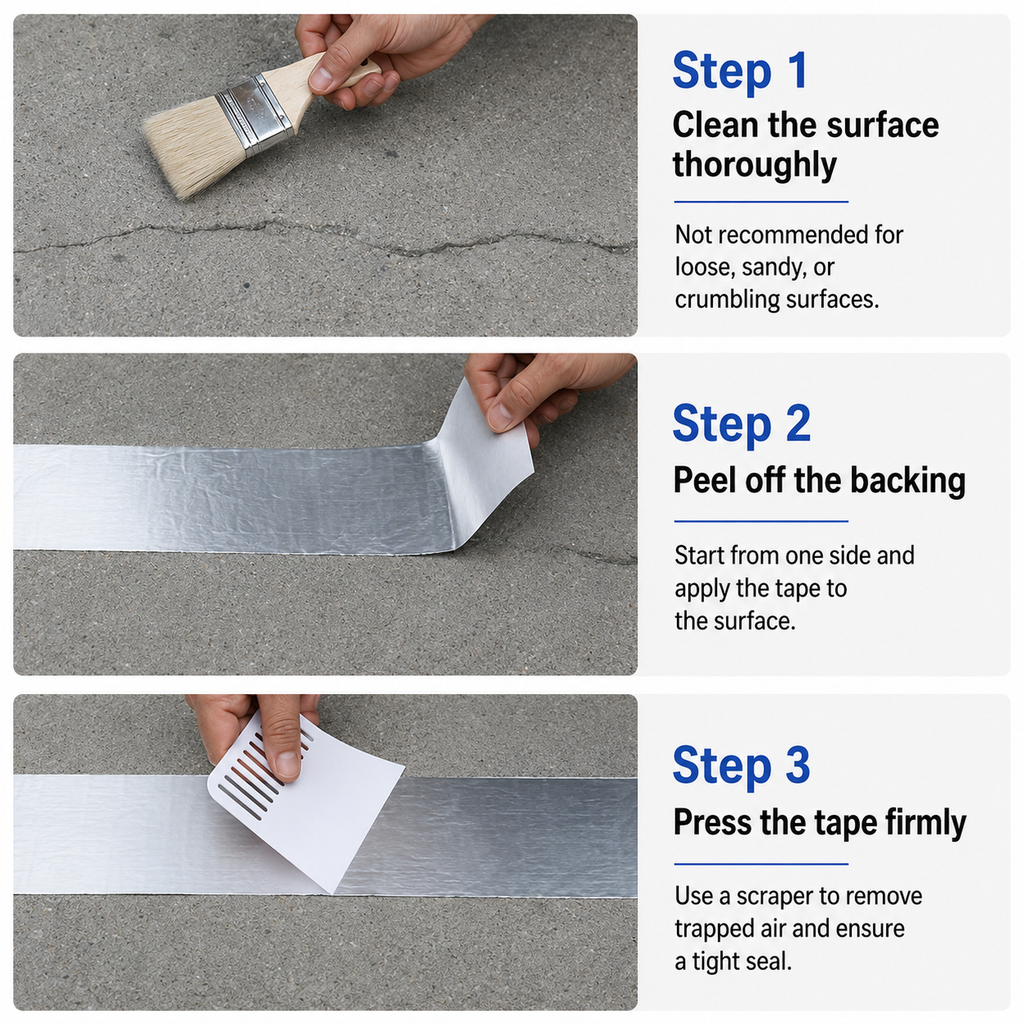 Heavy-Duty Waterproof Repair Tape