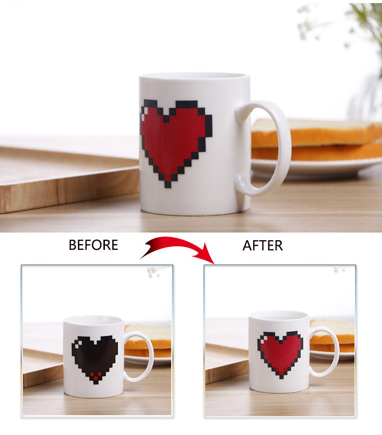 Heat-Reveal Color-Changing Mug