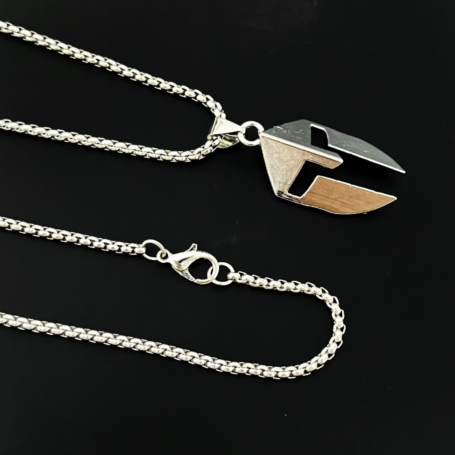 Spartan Warrior Helmet Necklace