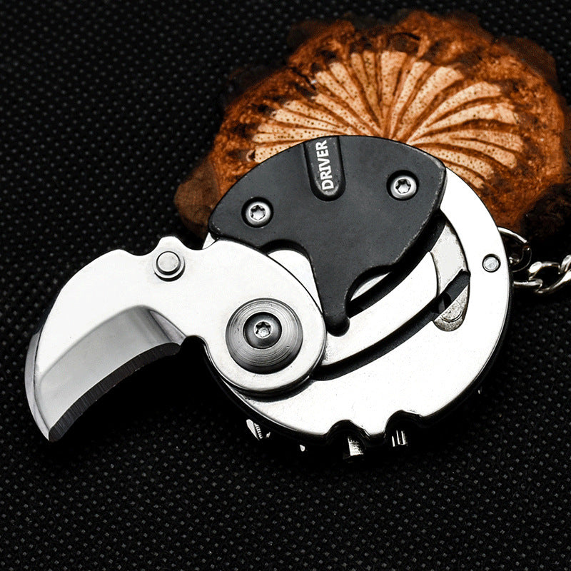 6-Bit Folding Keychain Multi-Tool