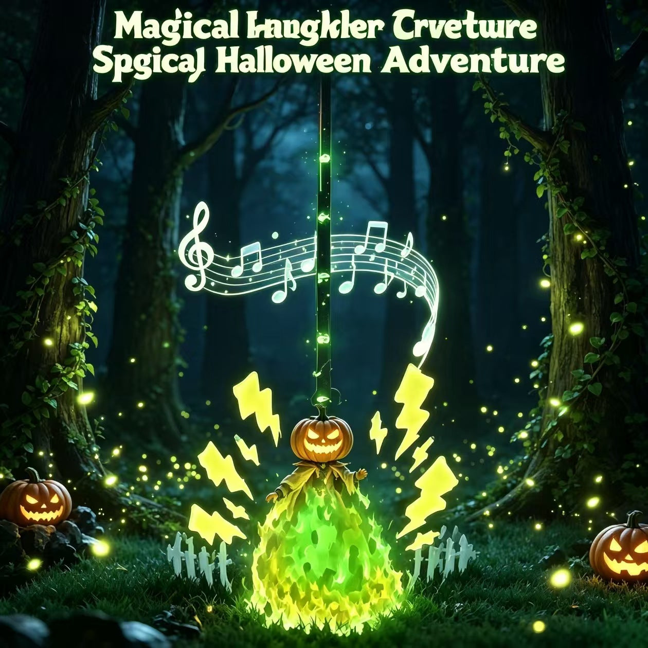 Runaway Glowing Witch Broom