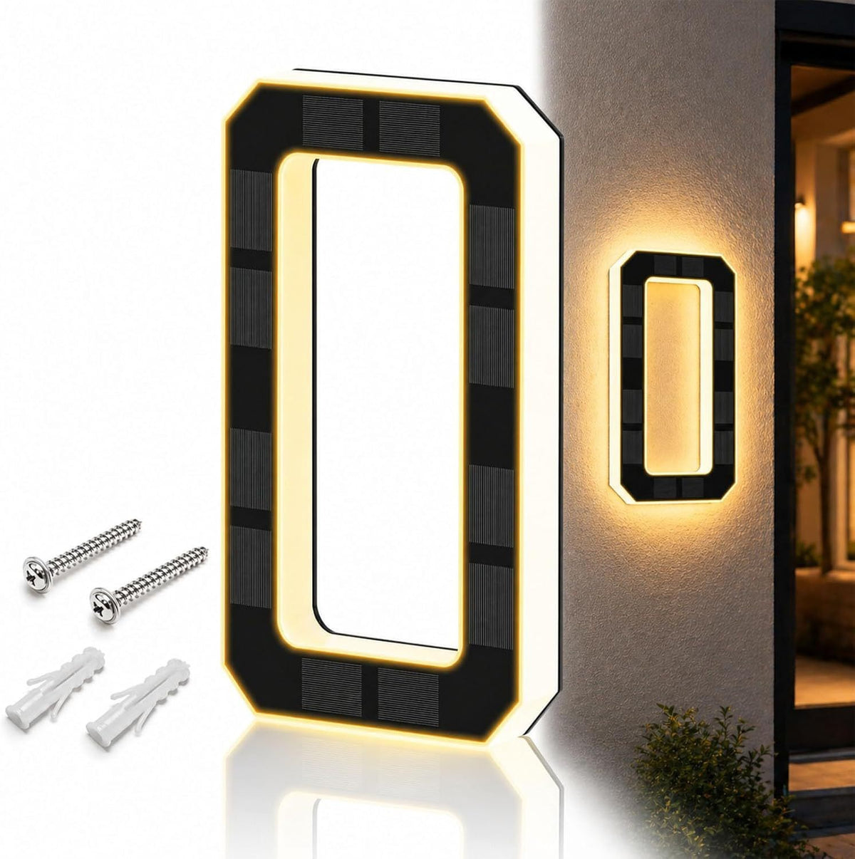 Solar LED Address Number Light