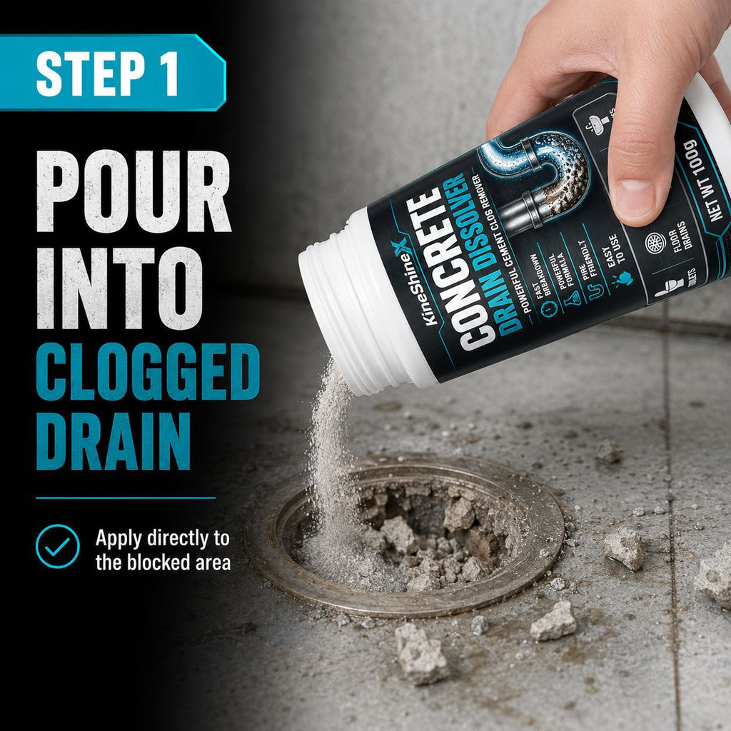 Concrete Residue Drain Dissolver