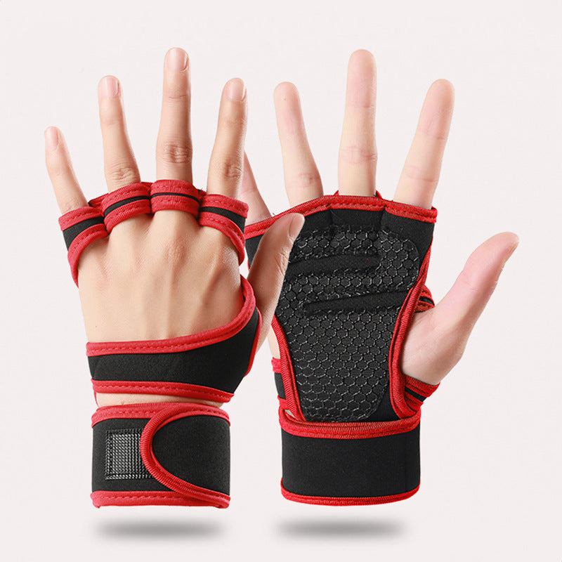 Men's Shock Absorbing Workout Gloves
