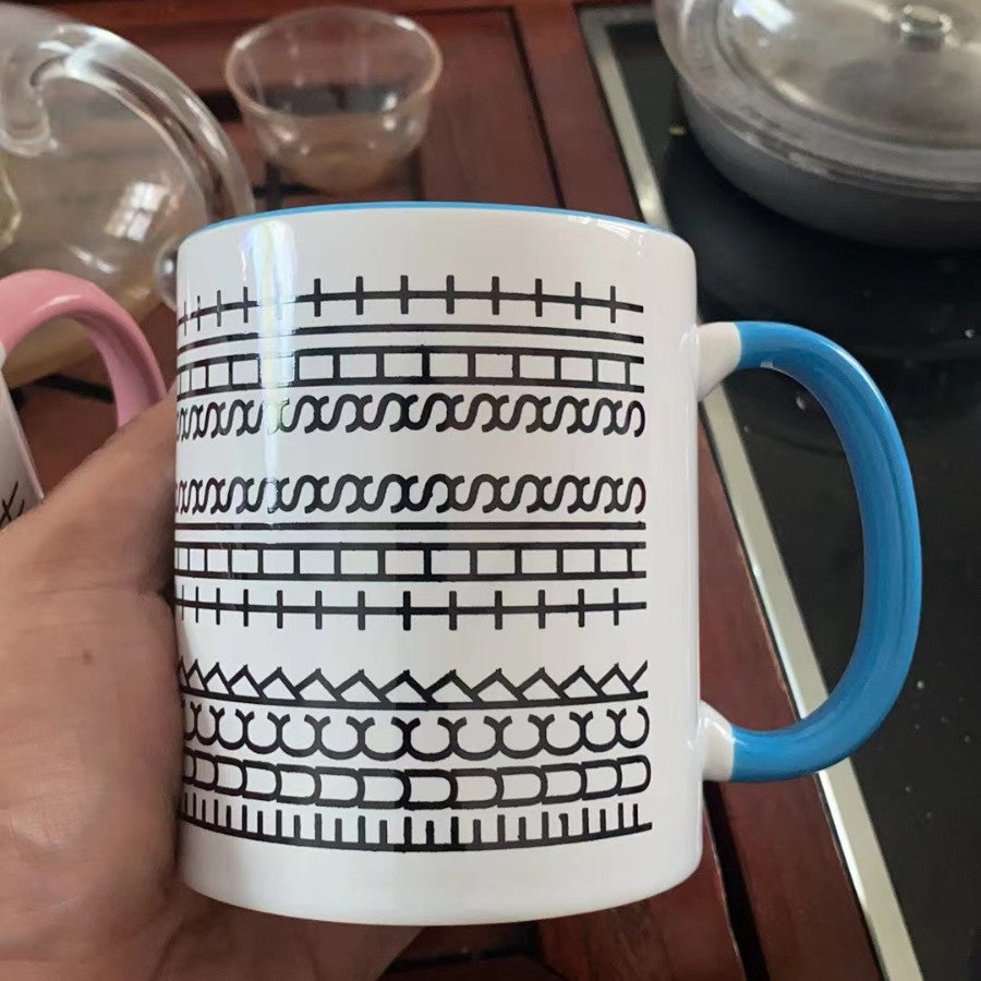 Personalized Pattern Ceramic Coffee Mug