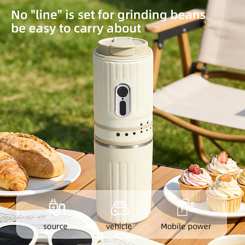 Portable Coffee Grinder & Brewer