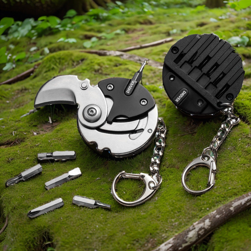 6-Bit Folding Keychain Multi-Tool