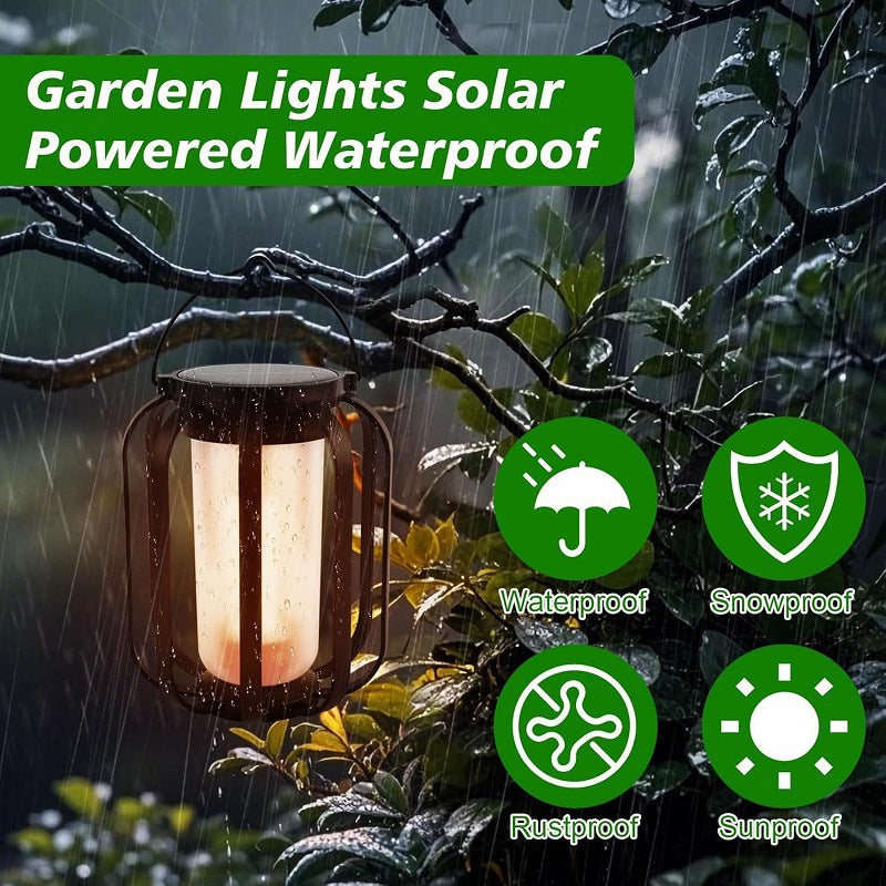 Solar USB Flame Camping Lantern