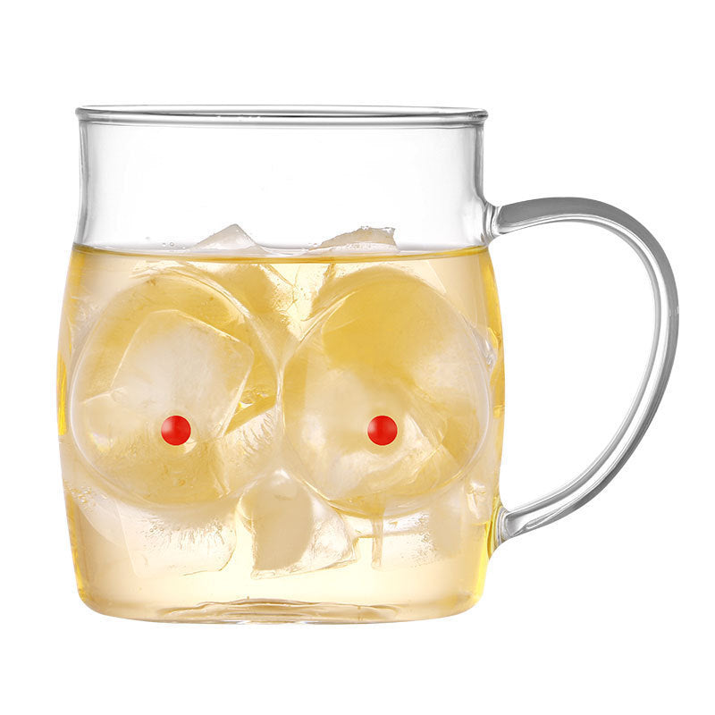Novelty Curvy Glass Beer Mug
