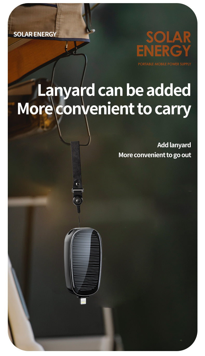 Solar-Assisted Keychain Power Bank