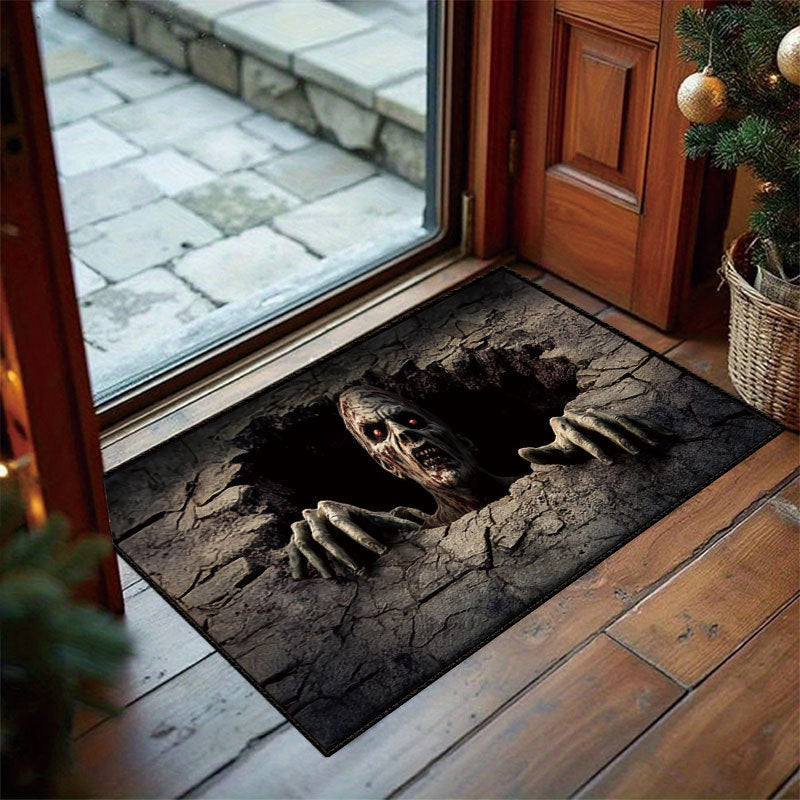Halloween 3D Illusion Door Mat