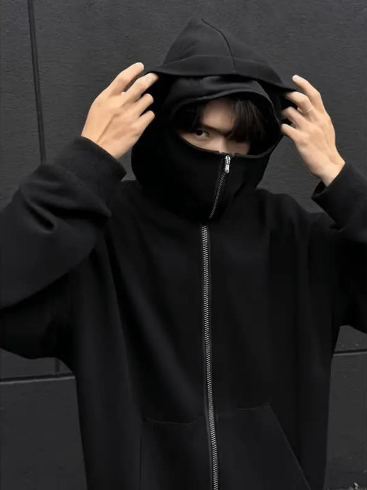 Men’s Full-Face Zip-Up Hoodie