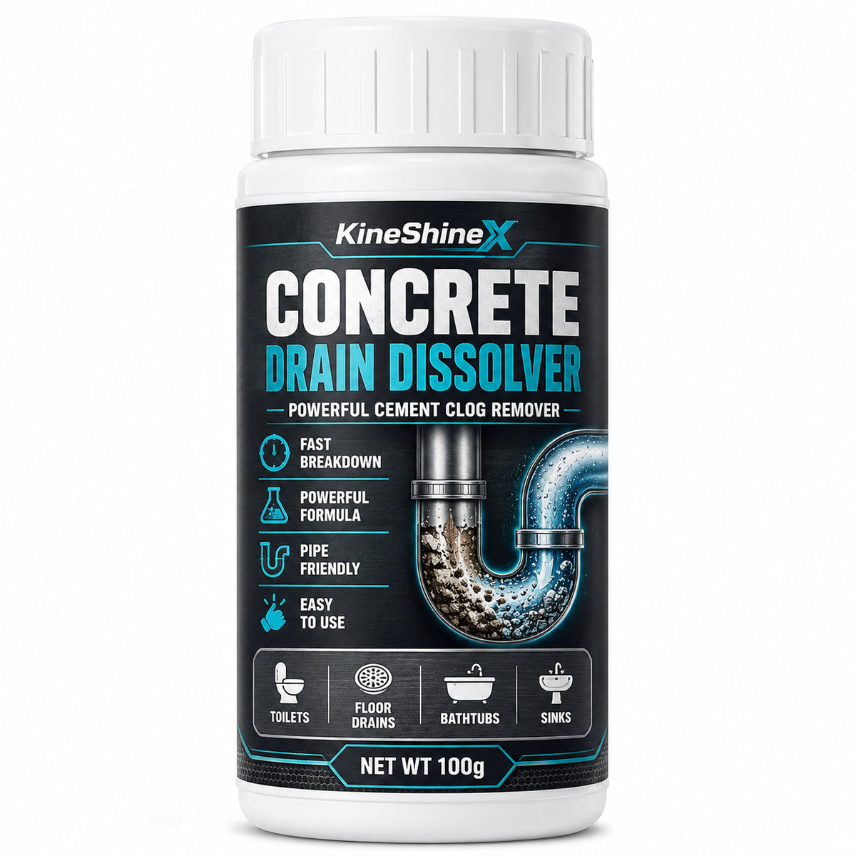 Concrete Residue Drain Dissolver