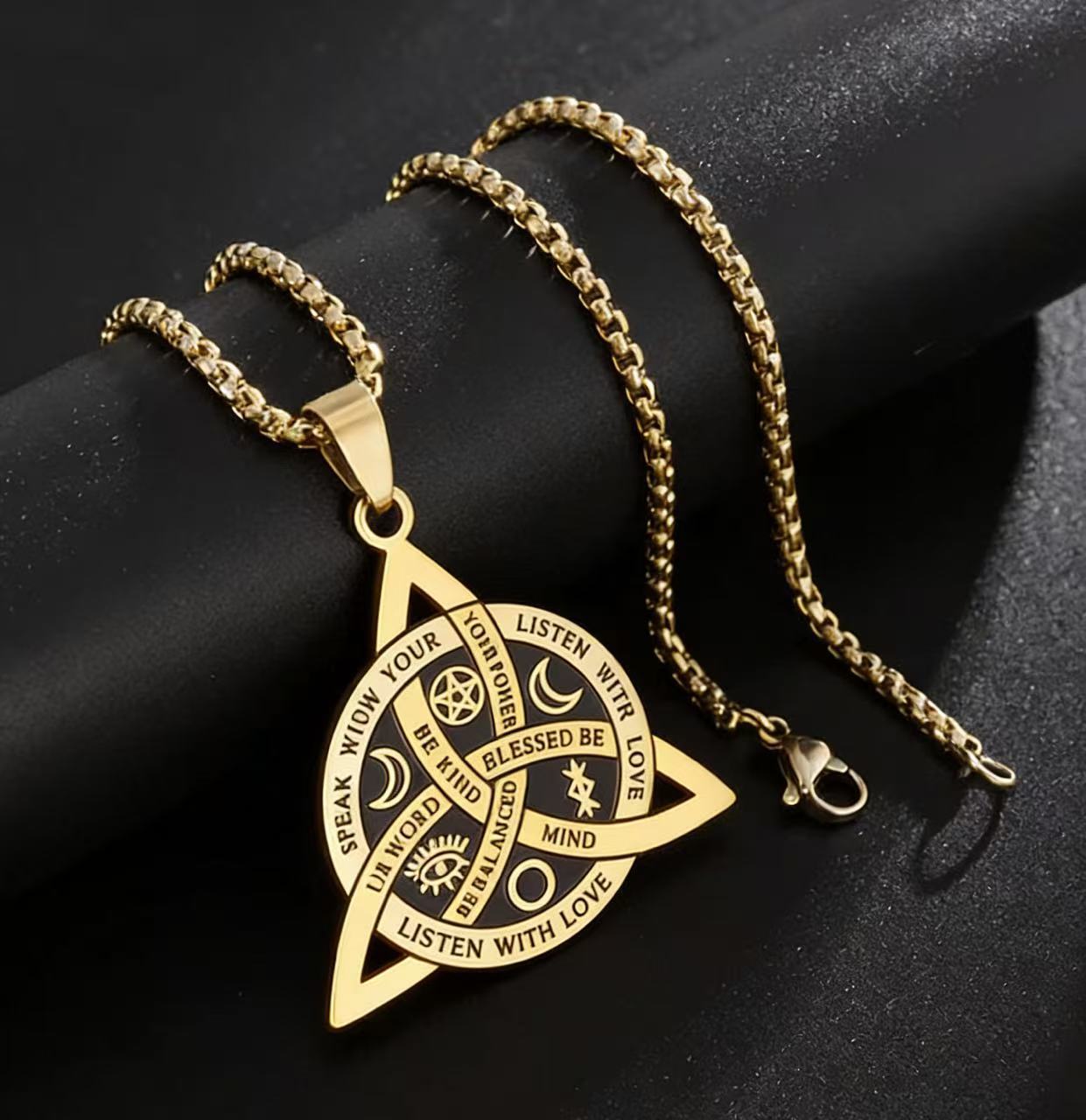 Celtic knot necklace