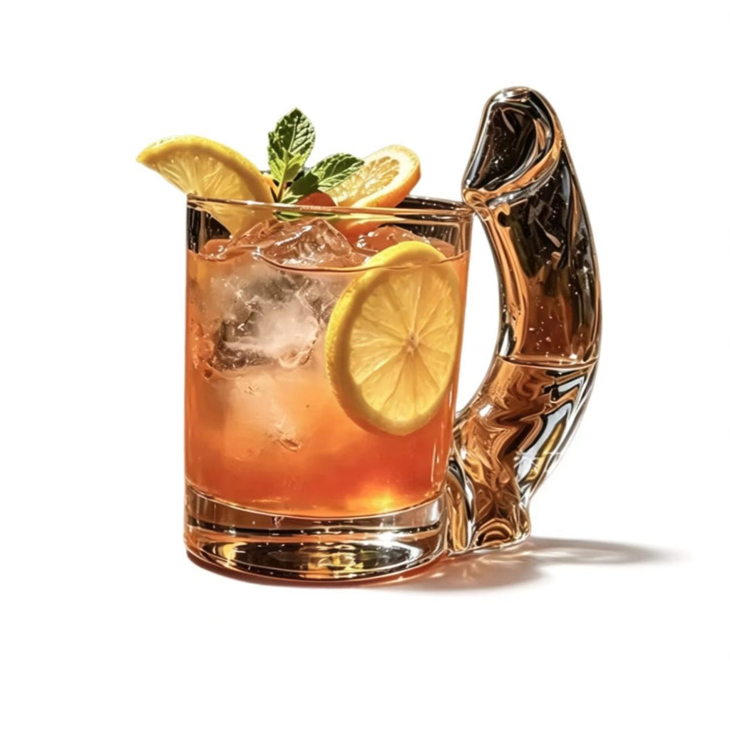 Cheeky Sculpted Handle Mug