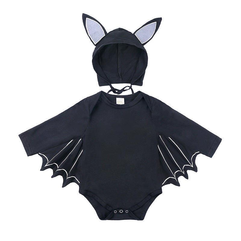 First Halloween Bat-Wing Baby Bodysuit