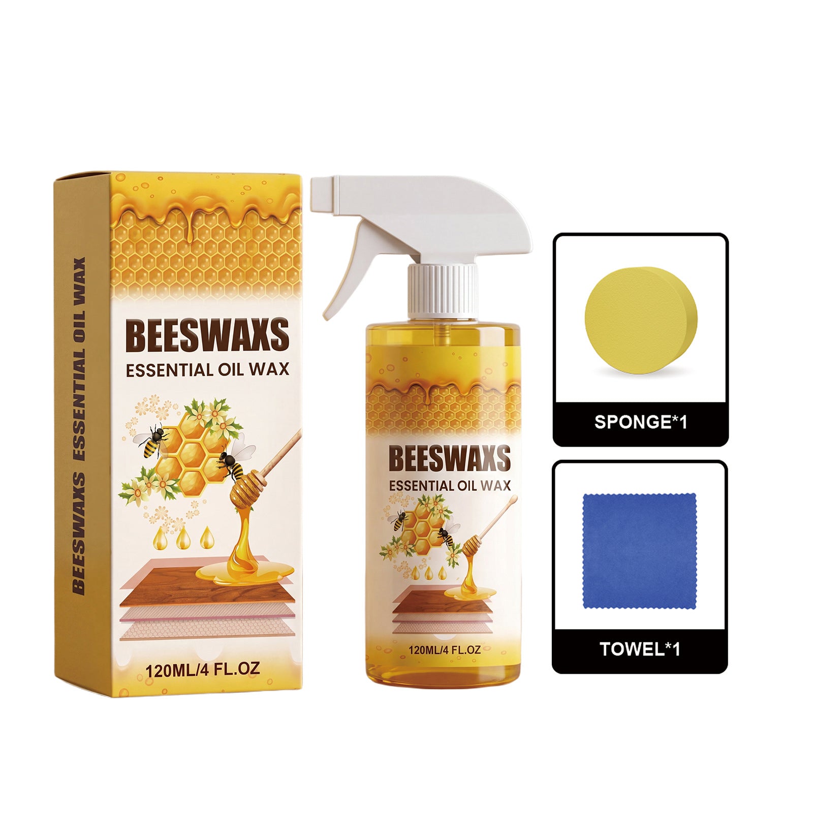 Beeswax Wood Care & Polish Spray