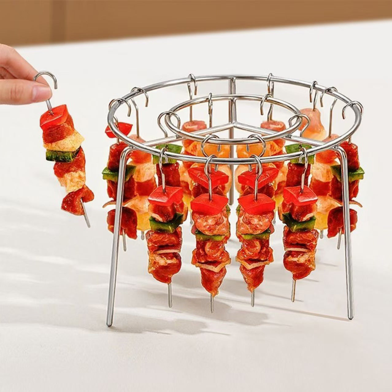 Stainless Steel Air Fryer Skewer Rack