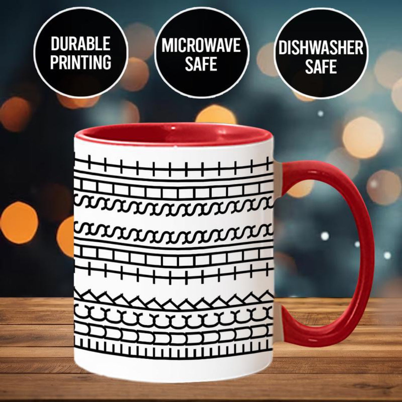 Personalized Pattern Ceramic Coffee Mug