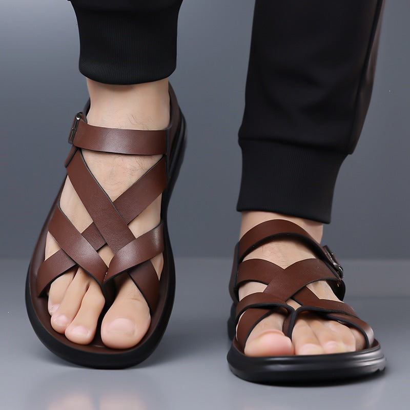 Men's Leather Comfort Sandals