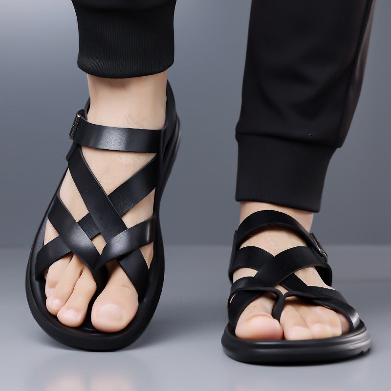 Men's Leather Comfort Sandals