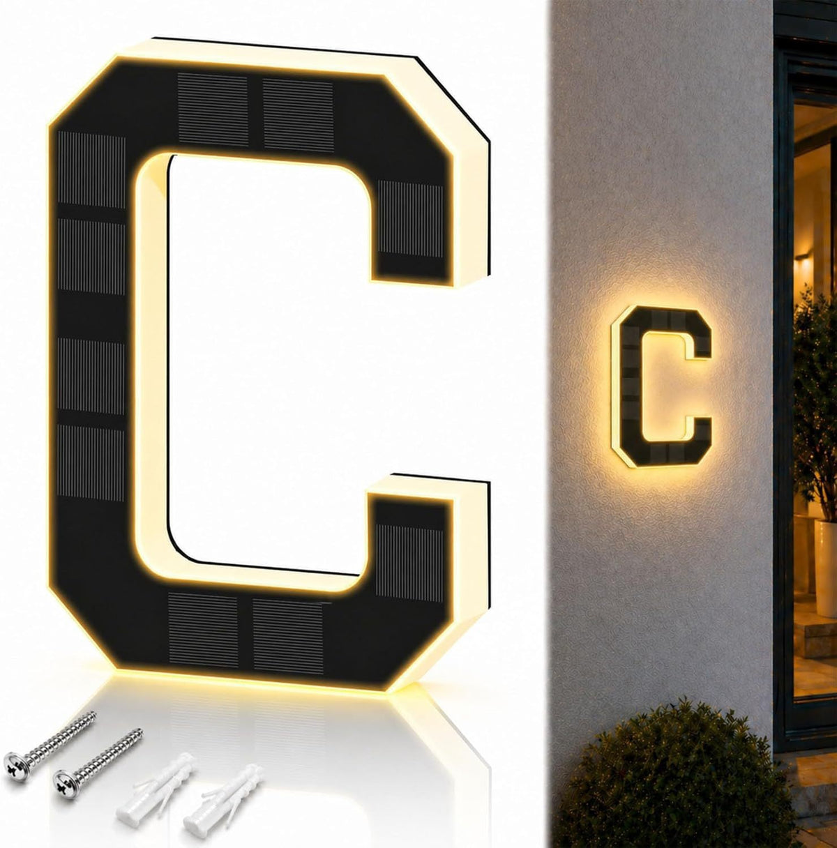 Solar LED Address Number Light