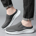 Men's slip-on shoes with fly-knit mesh uppers