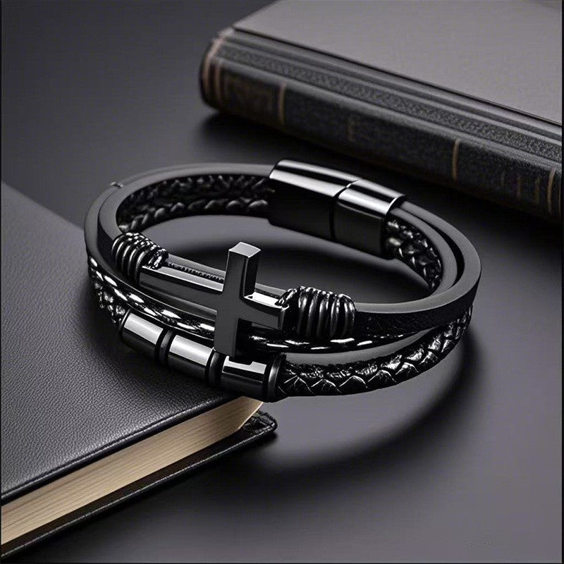 Guardian Cross Bracelet