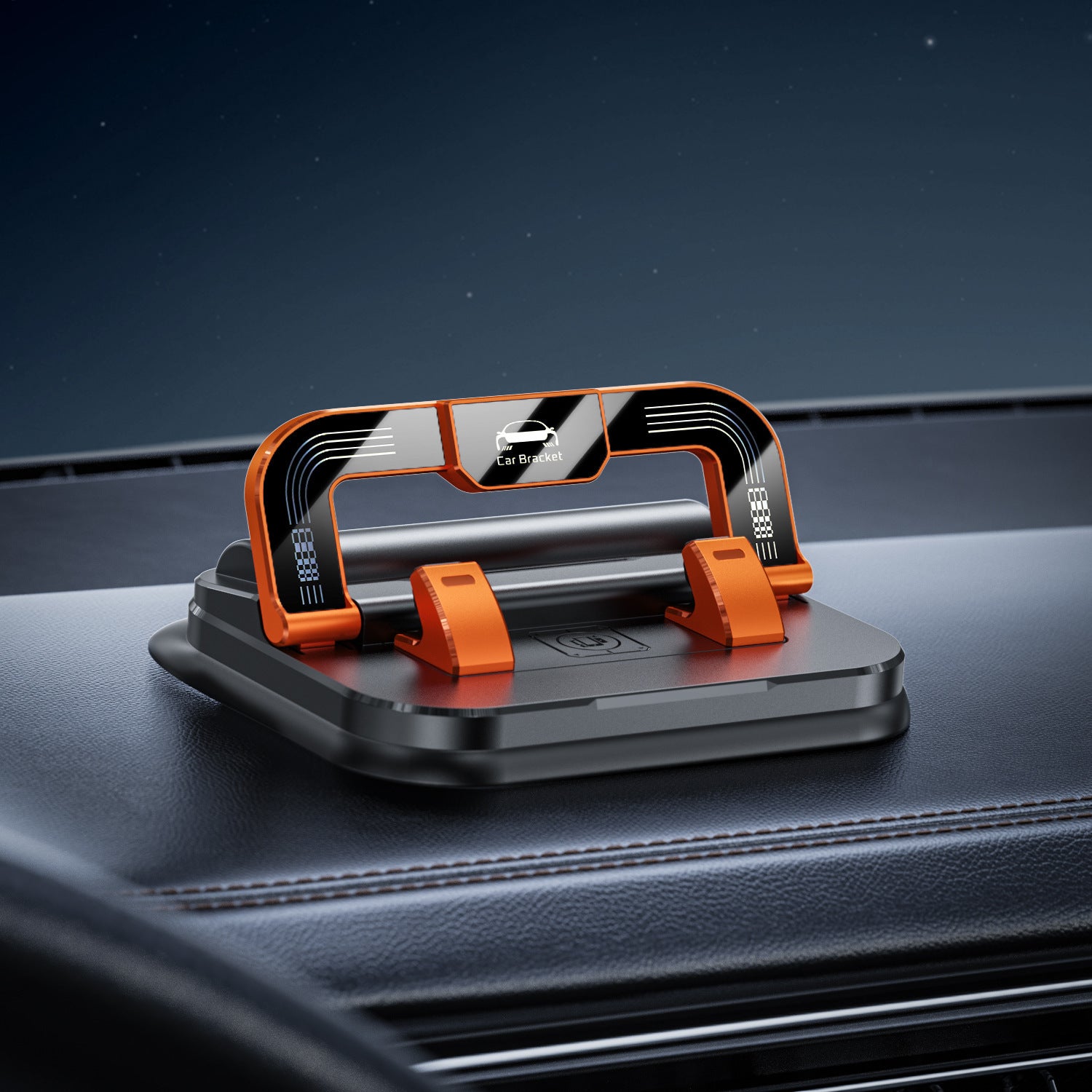 720° Foldable Car Phone Holder (with Temporary Parking Number Plate)