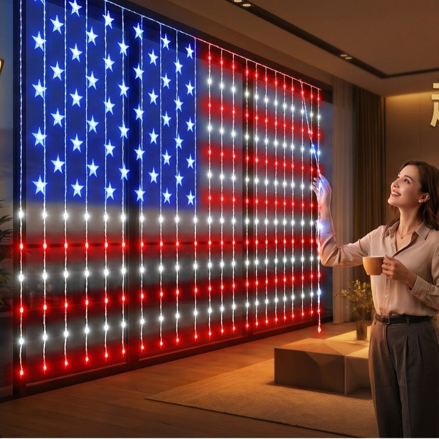 Flag LED Curtain Lights