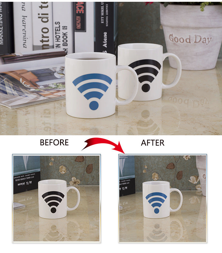 Heat-Reveal Color-Changing Mug