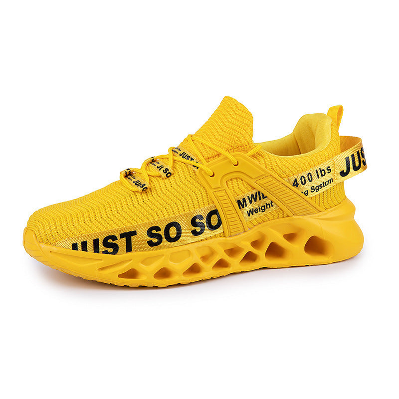 Men's Breathable Knit Cushion Running Shoes