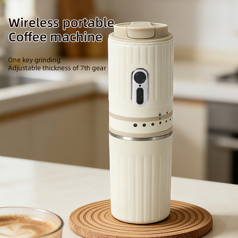Portable Coffee Grinder & Brewer