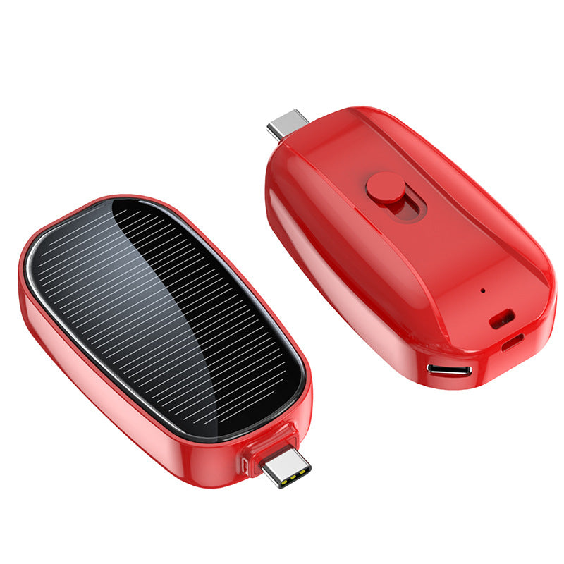 Solar-Assisted Keychain Power Bank