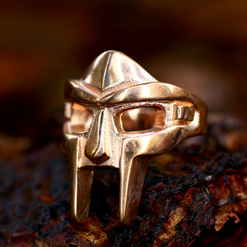 Vintage Spartan Warrior Mask  Ring