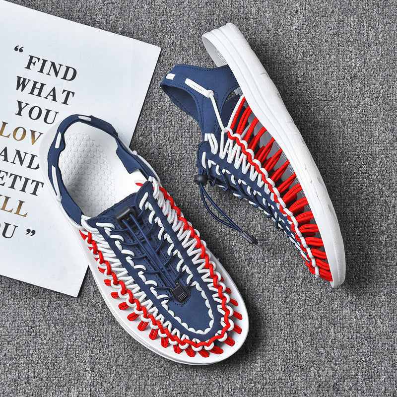 Men's Elastic Woven Comfort Shoes