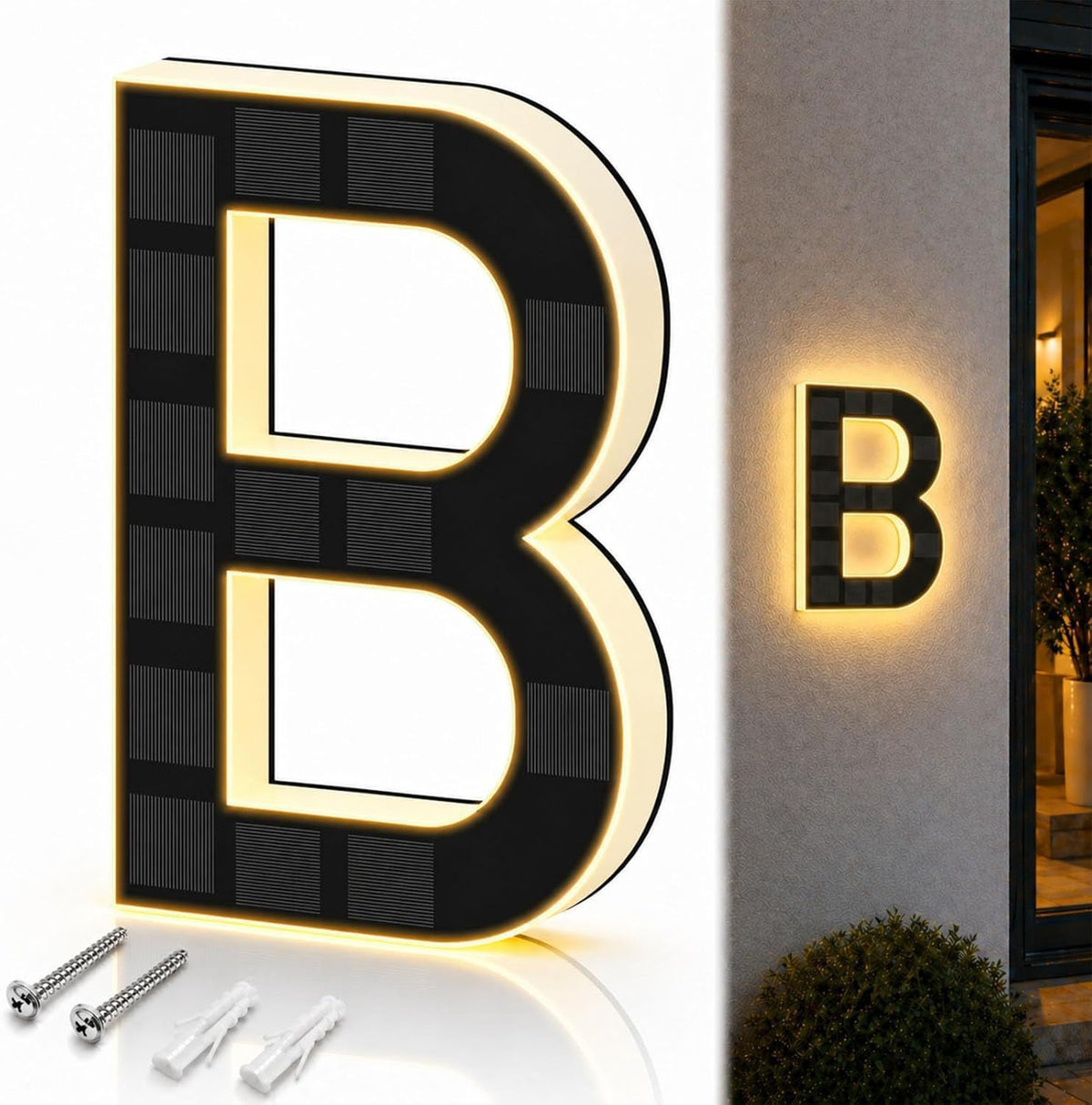 Solar LED Address Number Light