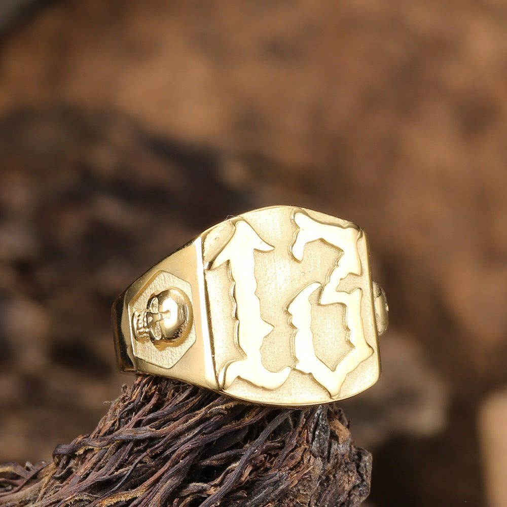 Distinctive Number 13 Ring