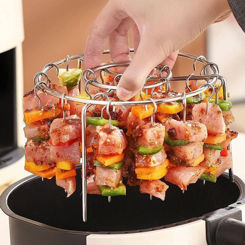 Stainless Steel Air Fryer Skewer Rack