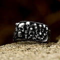 Multi Skull Oval Ring