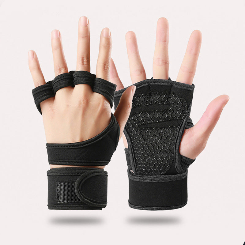 Men's Shock Absorbing Workout Gloves